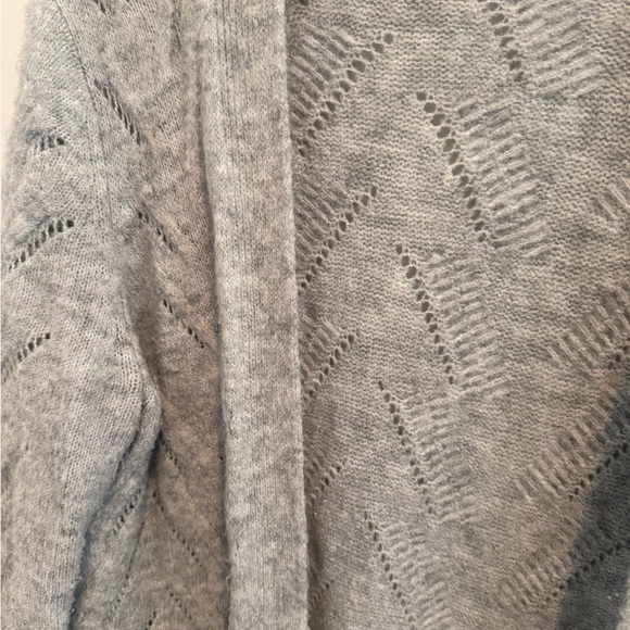 GAP Gray Cardigan Sweater with Shawl Collar - Picture 2 of 3